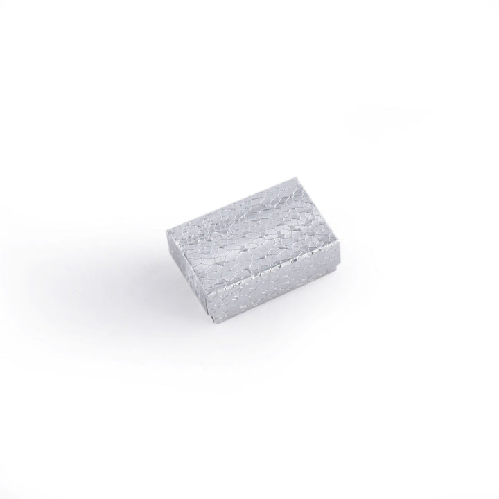 Sliver Foil Cotton Filled Cardboard Paper Box For Display