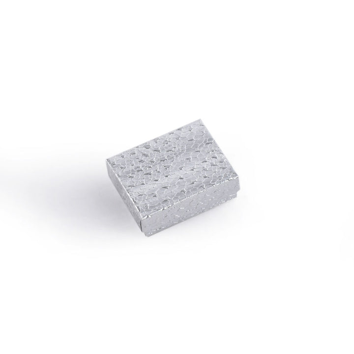 Sliver Foil Cotton Filled Cardboard Paper Box For Display