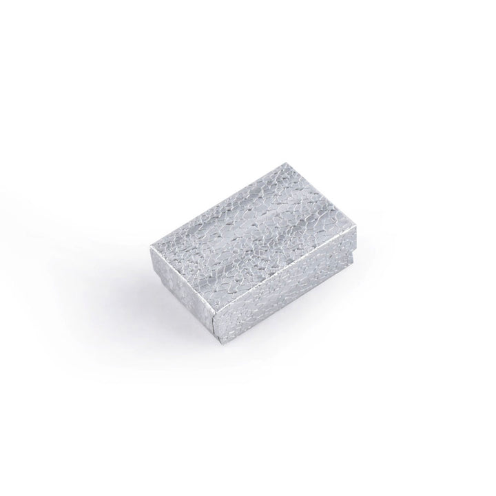 Sliver Foil Cotton Filled Cardboard Paper Box For Display