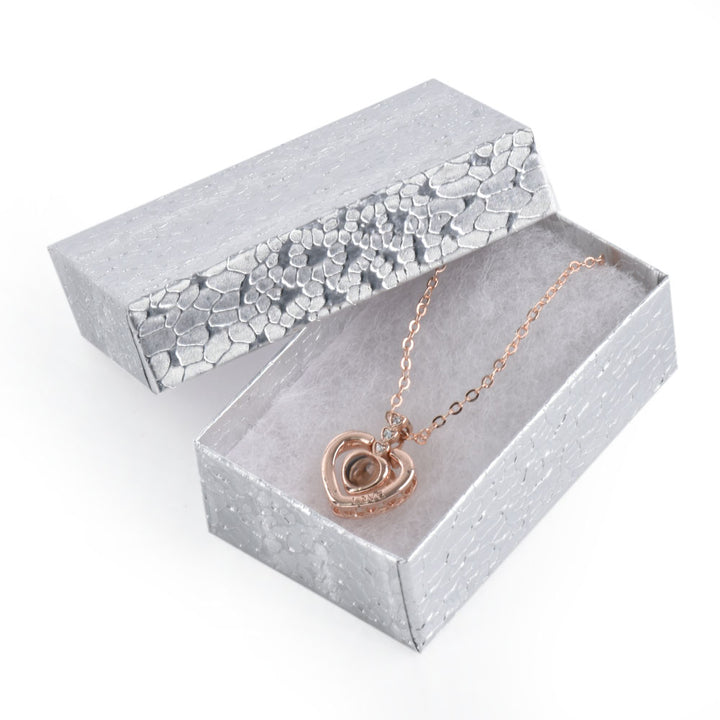 Sliver Foil Cotton Filled Cardboard Paper Box For Display