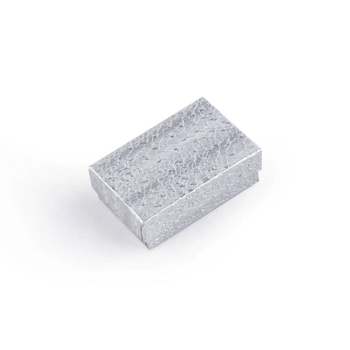 Sliver Foil Cotton Filled Cardboard Paper Box For Display