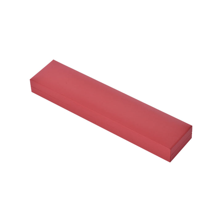 High-End Elegant Red Color Jewelry Package Leatherette Box For Wedding Gift Box