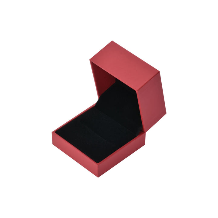 High-End Elegant Red Color Jewelry Package Leatherette Box For Wedding Gift Box