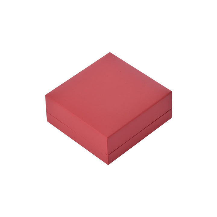 High-End Elegant Red Color Jewelry Package Leatherette Box For Wedding Gift Box