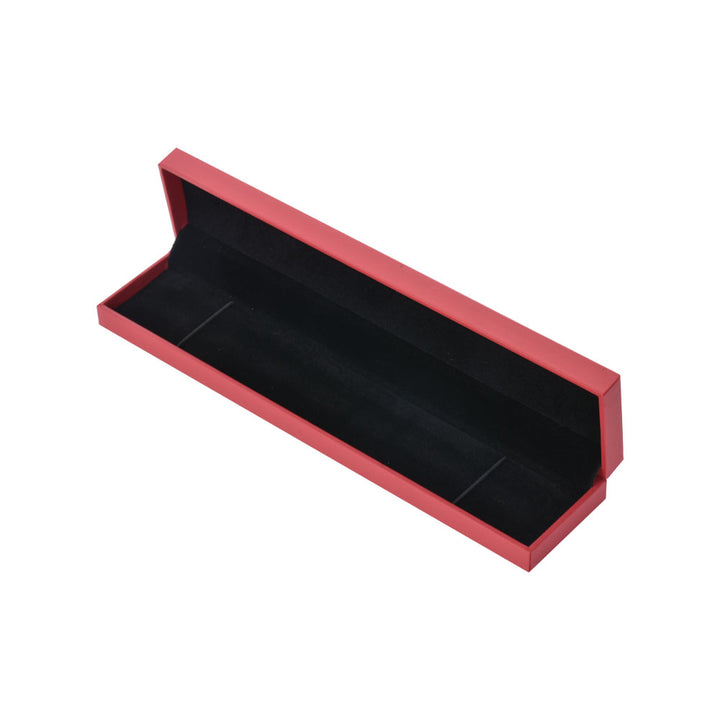 High-End Elegant Red Color Jewelry Package Leatherette Box For Wedding Gift Box