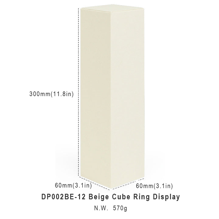 Beige Suede Luxury Jewelry Display