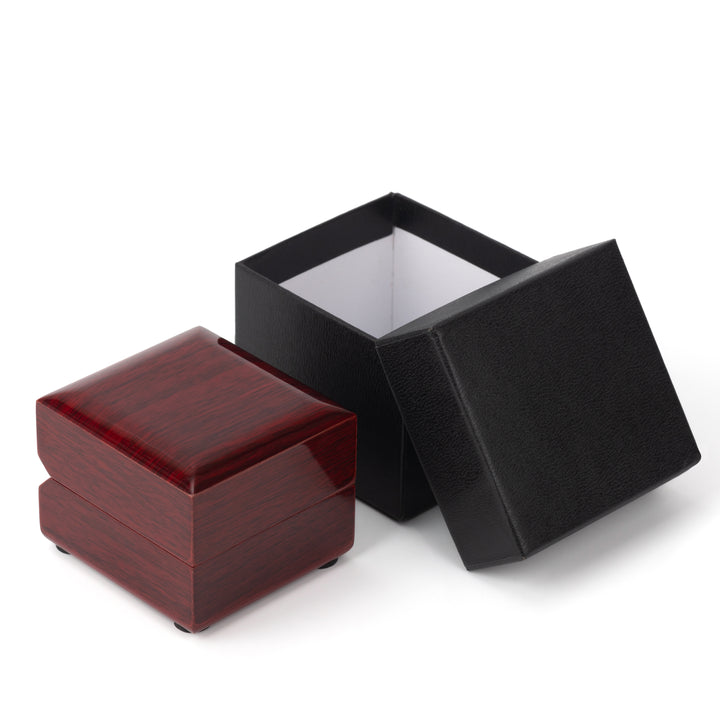 Imitation wood grain high gloss ring light box