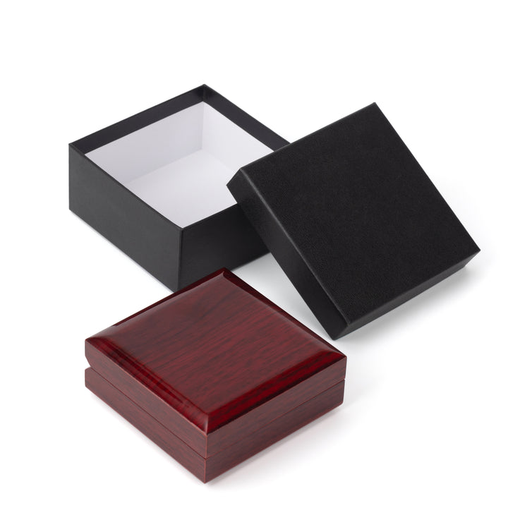 Imitation wood grain high gloss ring light box