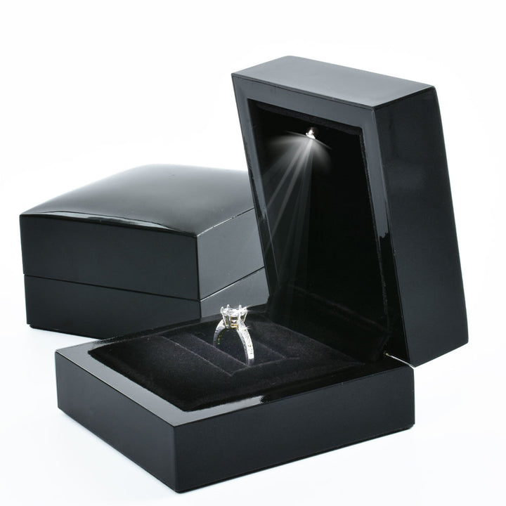 Square thickened imitation wood ring light box