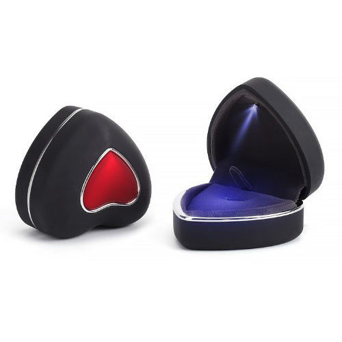 New heart-shaped multi-color led pendant box