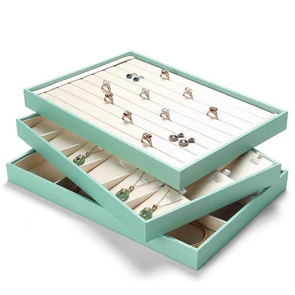 Jewelry Counter Display Tray Live Room Broadcast Storage Tray Ring Necklace Bracelet View Tray Display Rack