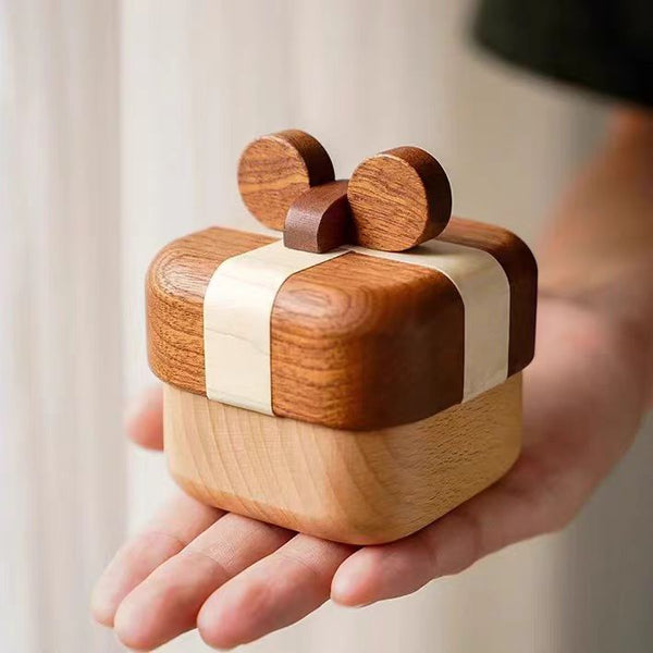 Custom Made Solid Wood Ring Box Jewelry Storage Box Jewelry Box Gift Empty Box Jewelry Wooden Box Valentine's Day Gift Box