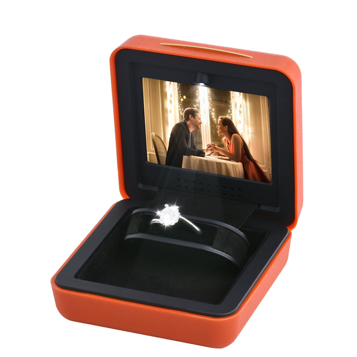 Orange Video Ring Boxes