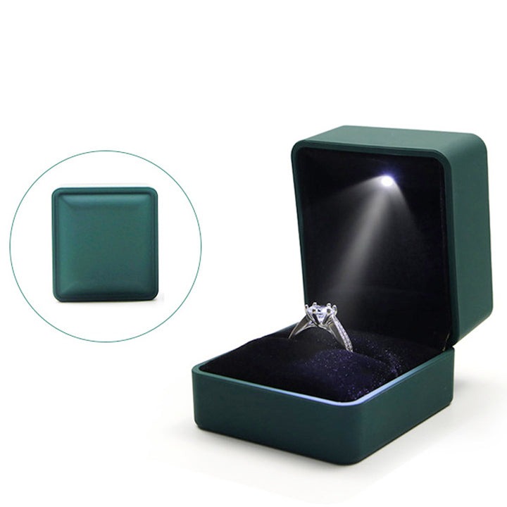 Classic rounded corners concave convex edge oil spray ring light box