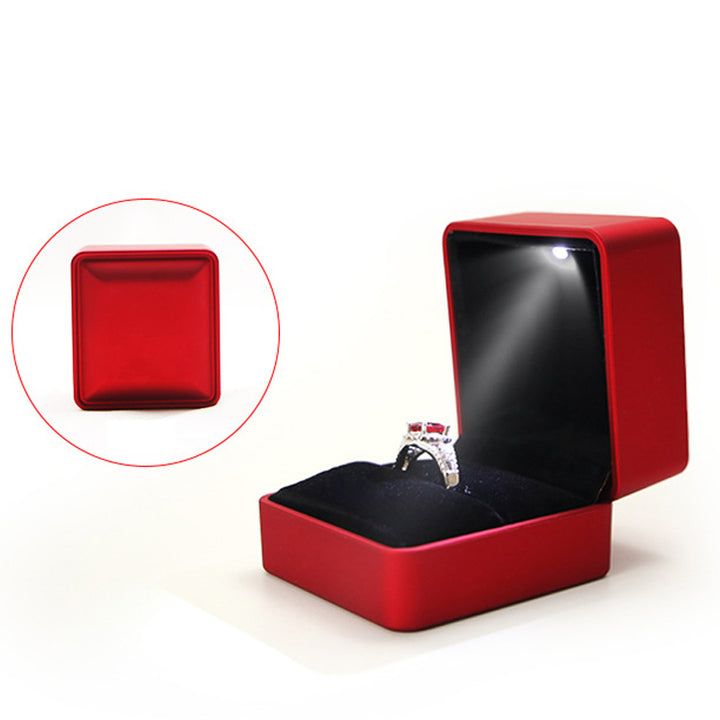 Classic rounded corners concave convex edge oil spray ring light box