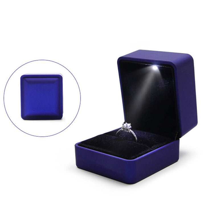 Classic rounded corners concave convex edge oil spray ring light box