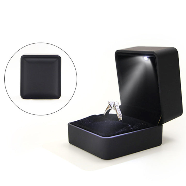 Classic rounded corners concave convex edge oil spray ring light box