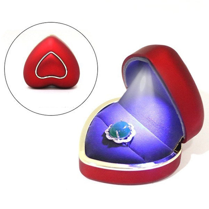 New heart-shaped multi-color led pendant box