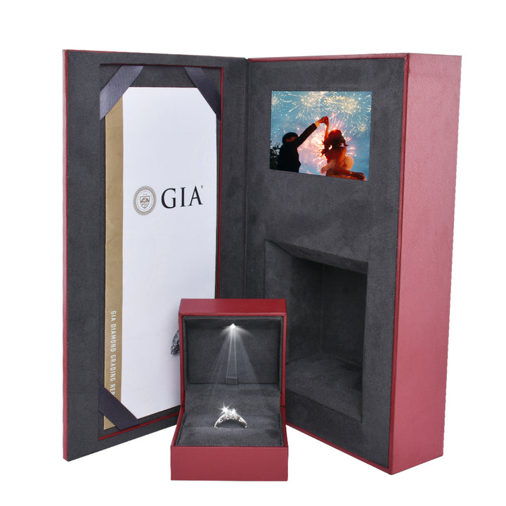 Book Shape Video Ring Boxes