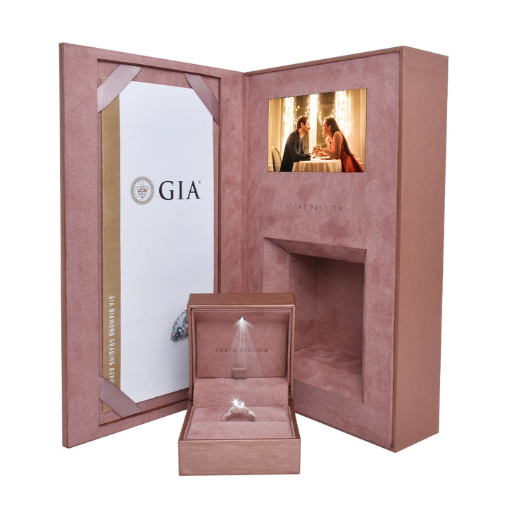 Book Shape Video Ring Boxes
