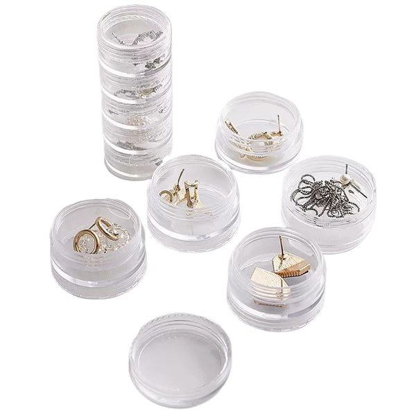 Scatola portaoggetti trasparente per gioielli Ins Wind Mini scatola per imballaggio Anello Orecchini Prodotti per la cura della pelle Scatola per imballaggio portatile per uscire 