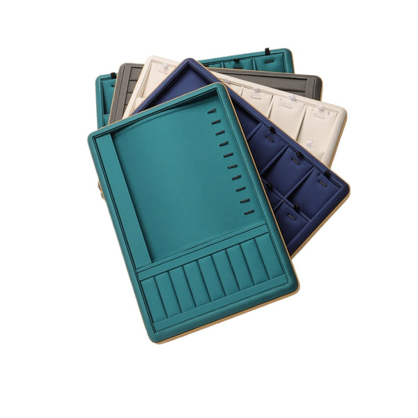 PU Leather Jewelry Ring Pendant Tray Jewelry Display Props Bracelet Bracelet Rack Bracelet Window Jewelry Storage Tray
