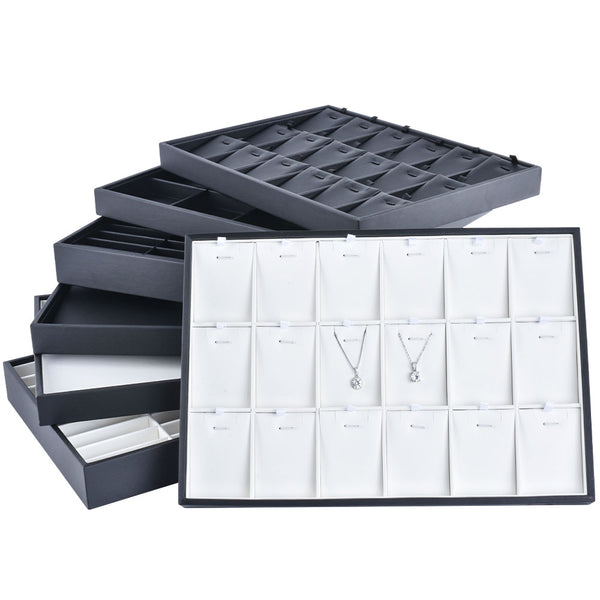 Best Selling Soft PU MaterialsTrays for Jewelrys Display
