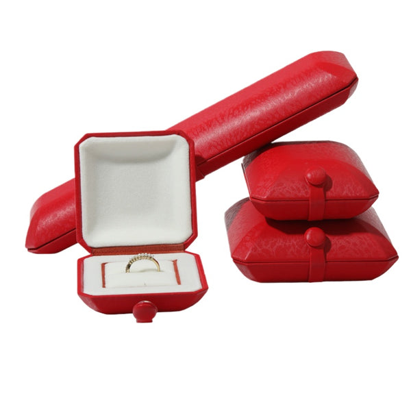 PU Leather Purse Jewelry Packaging Box, Button Jewelry Box, Ring Pendant Bracelet Box, Custom Jewelry Box Factory