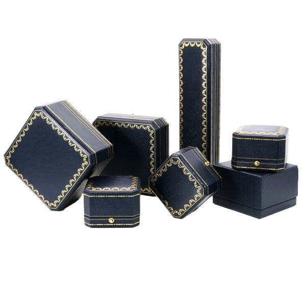 Jewelry Box Ring Box Pair Ring Box Necklace Pendant Box Bracelet Bracelet Box Creative Packaging Box Factory Wholesale